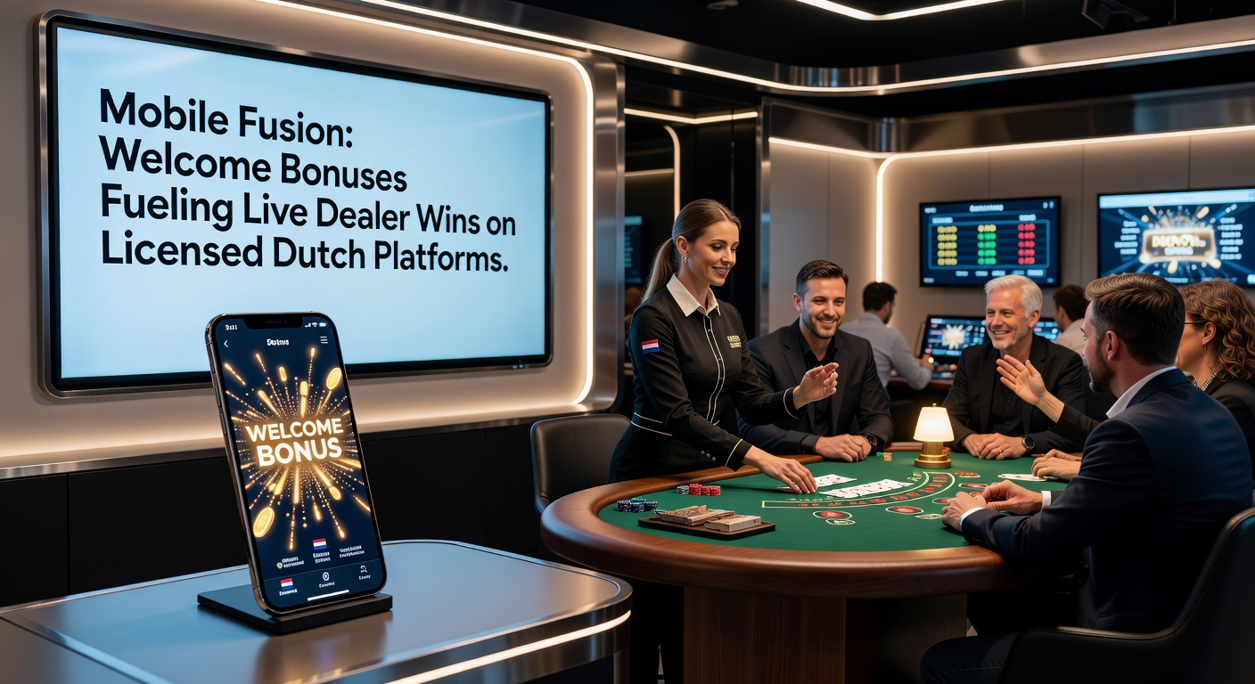 Grafiek met statistieken over winstratio's bij live dealer spellen op mobiel, inclusief invloed van welkomstbonussen op Nederlandse platforms
