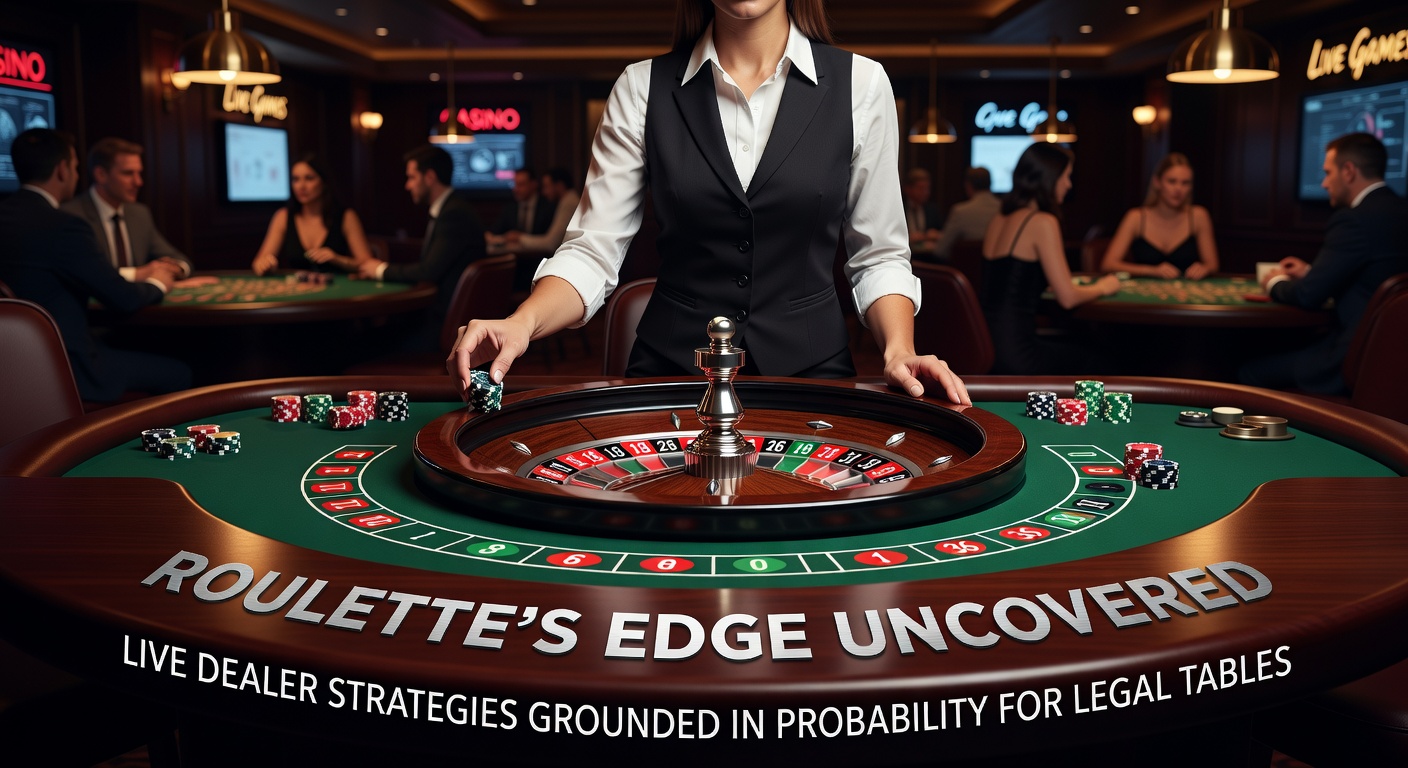 Live roulette tafel met dealer die het wiel draait, spelers inzet plaatsen op een gelicentieerde online casino site