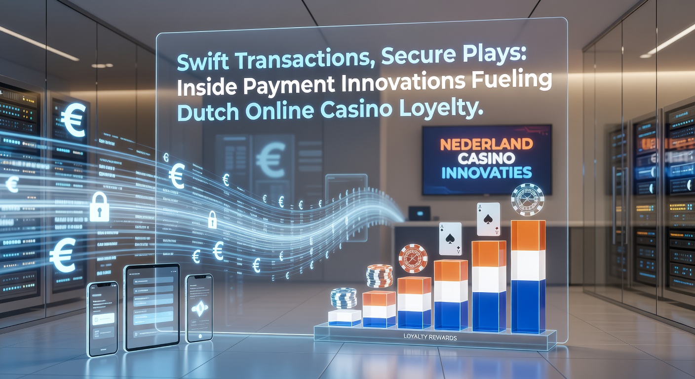 Grafische weergave van snelle digitale betalingen in een online casino omgeving met Nederlandse vlag en sloten voor veiligheid